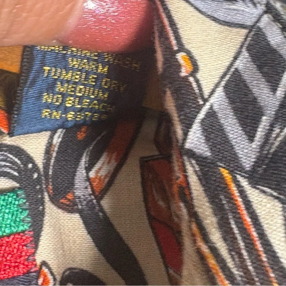 Men's Vintage Print Casual Shirt - Picture 5 of 13